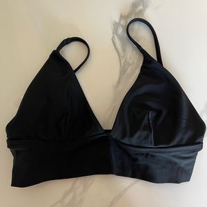 Aerie black swim top